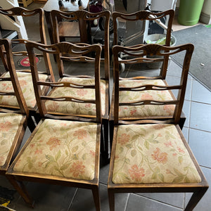 Vintage Drop Leaf Table and 6 Chairs