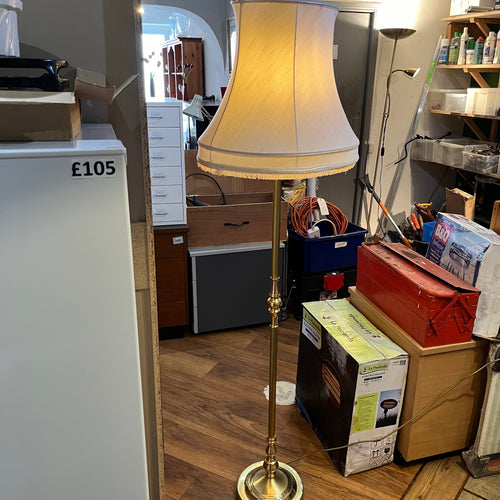 Gold Effect Standard Lamp