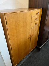 Load image into Gallery viewer, Mid Century Meredew Gentleman’s Wardrobe/Tallboy