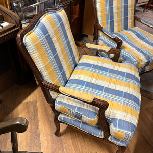 Pair of French Louis XV Style Armchairs