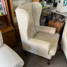 Load image into Gallery viewer, Cream Fabric Fireside Chair
