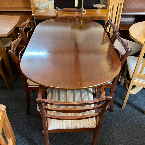 Extending Table and 6 Chairs
