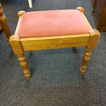 Load image into Gallery viewer, Solid Pine Dressing Table with Mirror and Stool