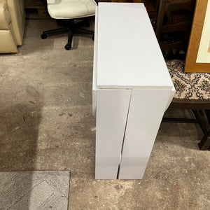 White Drop Leaf Table