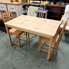 Load image into Gallery viewer, Kitchen Table and 3 Chairs