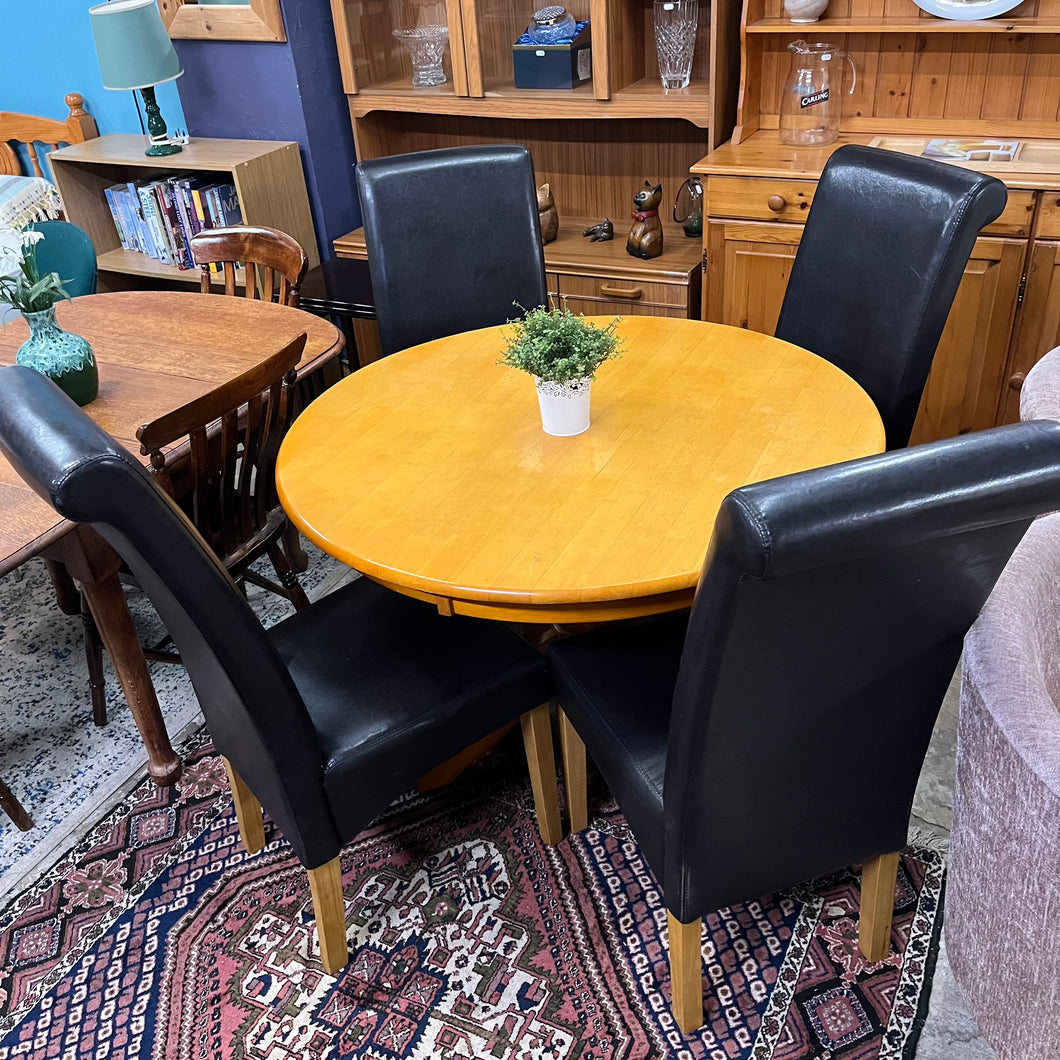 Round Table and Chairs