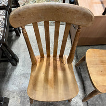 Load image into Gallery viewer, Pair of Solid Pine Farmhouse Chairs
