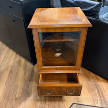 Load image into Gallery viewer, Yew 1 Door 1 Drawer Hifi Cabinet