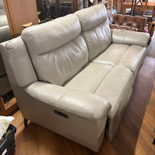 Load image into Gallery viewer, DFS Stowen Grey Leather Electric Reclining Suite