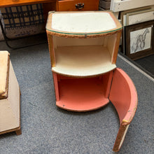 Load image into Gallery viewer, Lloyd Loom Style Ottoman and Bedside/Small Cupboard