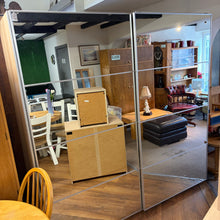 Load image into Gallery viewer, IKEA Pax Large Sliding Mirrored Door Wardrobe