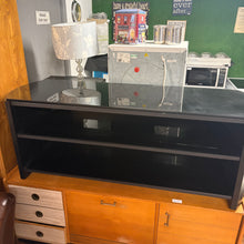 Load image into Gallery viewer, Large Black Glass TV/Entertainment Unit