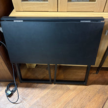 Load image into Gallery viewer, Folding Black Desk with Chair