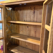 Load image into Gallery viewer, Solid Wood Rustic 4 Drawer Display Cabinet