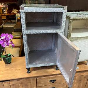 Lloyd Loom style 1 Door Cabinet