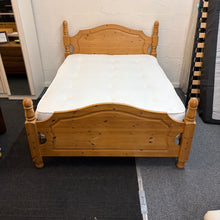 Load image into Gallery viewer, Pine Double Bed Frame with Mattress