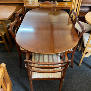 Extending Table and 6 Chairs