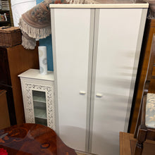 Load image into Gallery viewer, White and Grey 2 Door Wardrobe