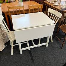 Load image into Gallery viewer, IKEA Ingatorp Drop Leaf Table and 2 Chairs