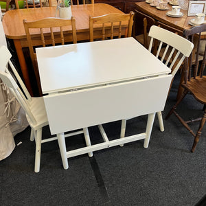 IKEA Ingatorp Drop Leaf Table and 2 Chairs