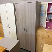 Load image into Gallery viewer, Grey 2 Door Wardrobe