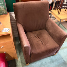 Load image into Gallery viewer, Brown Velour Armchair