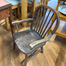 Load image into Gallery viewer, Vintage Child’s Wooden Desk and Spindle Back Chair