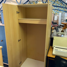 Load image into Gallery viewer, Light Oak Effect 2 Door Wardrobe
