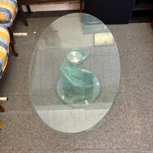 Load image into Gallery viewer, Abstract Green Glass Coffee Table
