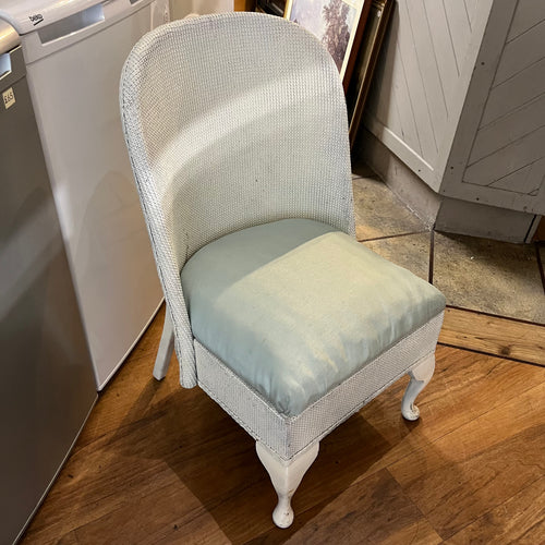 Lloyd Loom Style Wicker Bedroom Chair