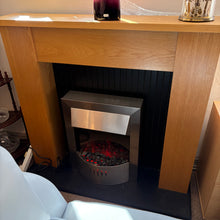 Load image into Gallery viewer, Oak Fire Surround with Electric Fire