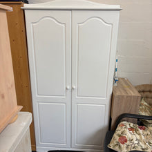 Load image into Gallery viewer, White Ornate 2 Door Wardrobe