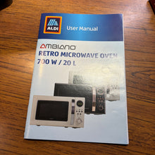 Load image into Gallery viewer, Aldi Ambiano 700w Microwave