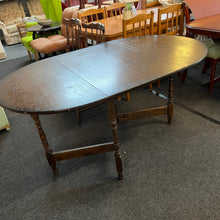 Load image into Gallery viewer, Vintage Oak Drop Leaf Table