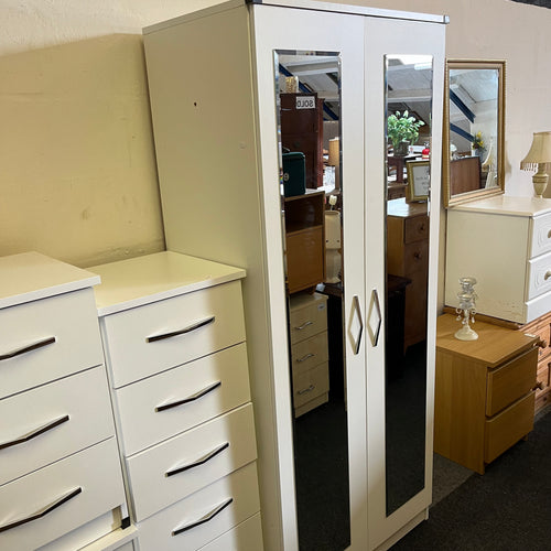 Brand New 2 Door Mirrored Wardrobe
