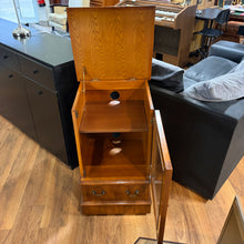 Load image into Gallery viewer, Yew 1 Door 1 Drawer Hifi Cabinet