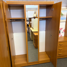 Load image into Gallery viewer, 2 Door Mirrored Wardrobe