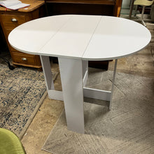 Load image into Gallery viewer, White Drop Leaf Table