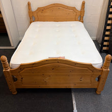 Load image into Gallery viewer, Pine Double Bed Frame with Mattress