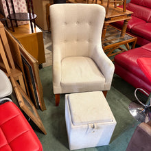 Load image into Gallery viewer, Highback Chair with Storage Foot Rest