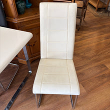 Load image into Gallery viewer, White Gloss Table and 6 Chairs