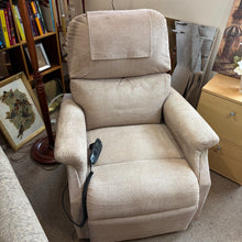 Load image into Gallery viewer, Beige Fabric Rise and Recline Chair