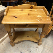 Load image into Gallery viewer, 1 Drawer Pine Small Console Table