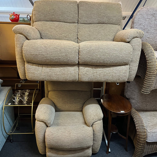 2 Seater Sofa with Electric Recliner Chair
