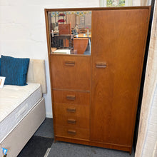 Load image into Gallery viewer, Vintage Tall Boy Wardrobe