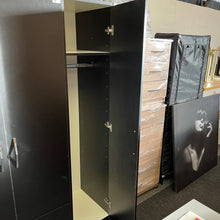 Load image into Gallery viewer, Ex Display 1 Door Black Wardrobe