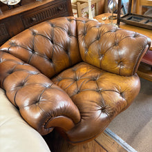 Load image into Gallery viewer, Tetrad Oskar Chesterfield Tan Brown Leather Armchair