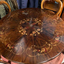 Load image into Gallery viewer, Round Ornate Dining Table and 4 Chairs