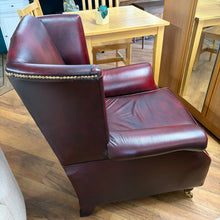 Load image into Gallery viewer, Chesterfield Style Wingback Leather Chair