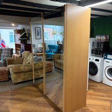 Load image into Gallery viewer, Tall Mirrored Sliding Door Wardrobe